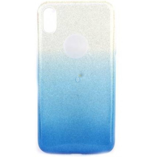 CAPA PREMIUM BLING SPARKLING PARA IPHONE X AZUL